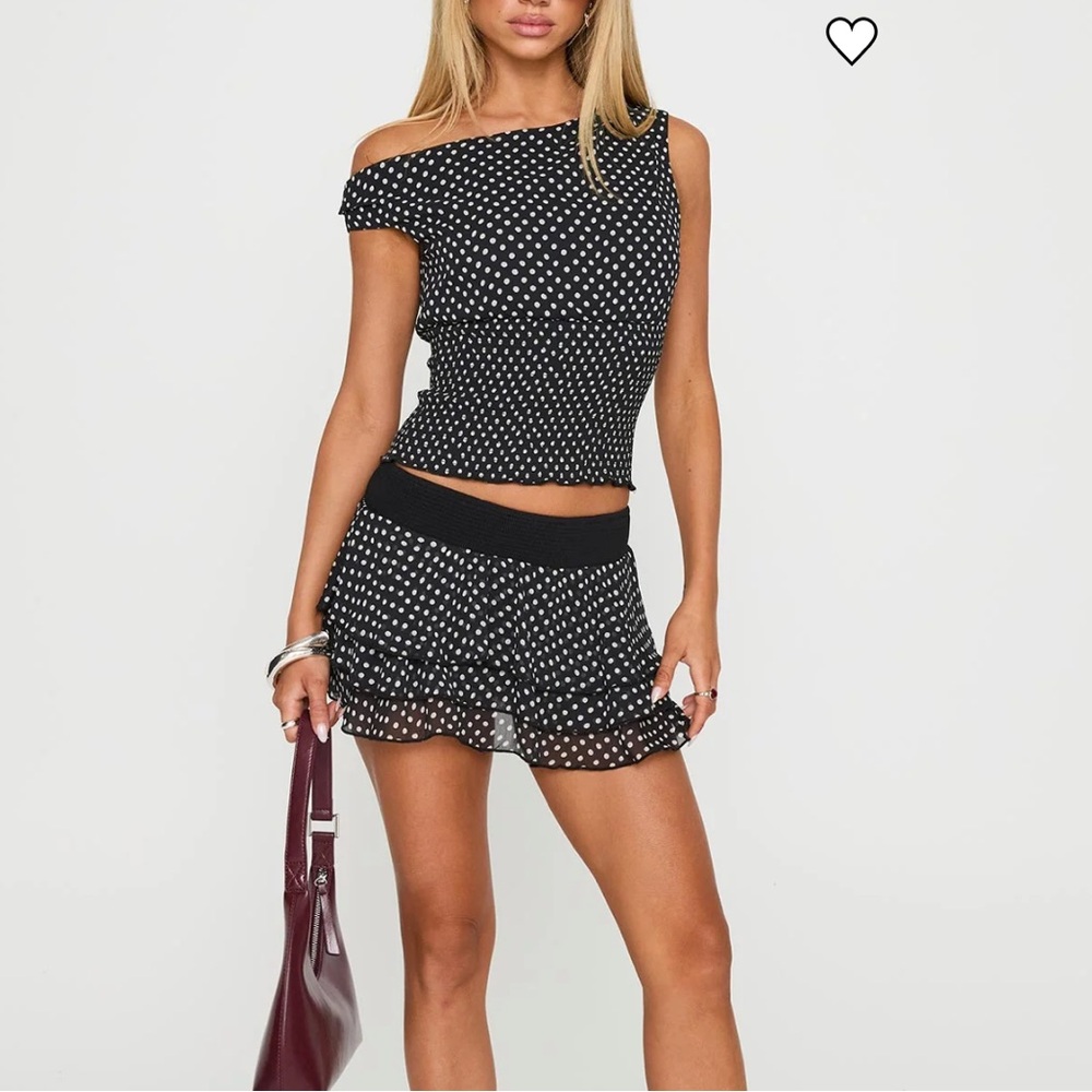 Princess Polly Polka Dot top